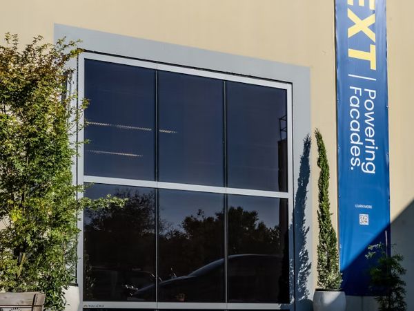 NEXT Energy Installs First-Ever Large Format Building Integrated Organic Photovoltaic (BIPV) Façade NEXT Energy Installs First-Ever Large Format Building Integrated Organic Photovoltaic (BIPV) Façade